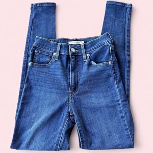 Levi’s Mile High Skinny Jeans size 26